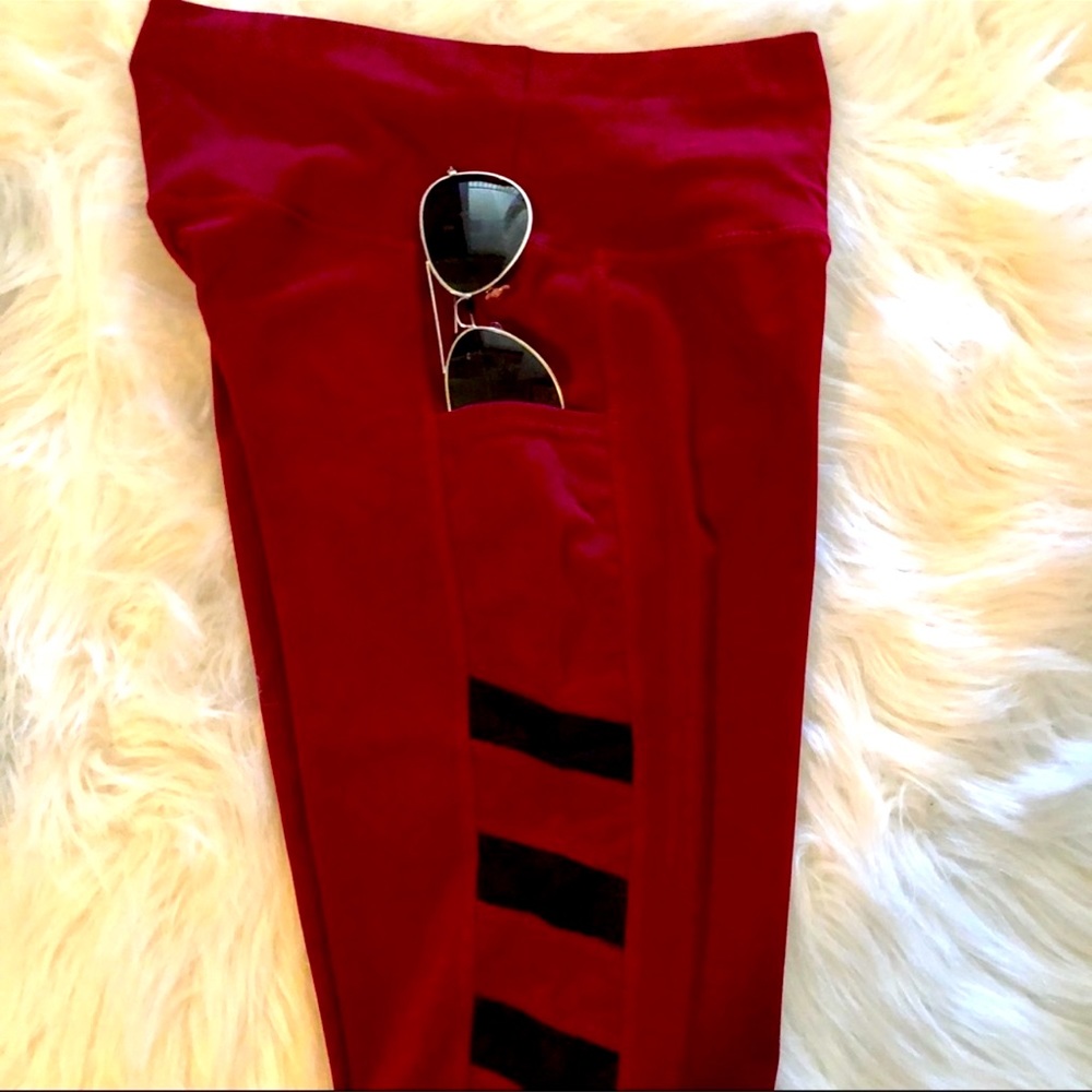NWT🍷JUST ARRIVED 🍷MERLOT ATHLETIC YOGA PANTS